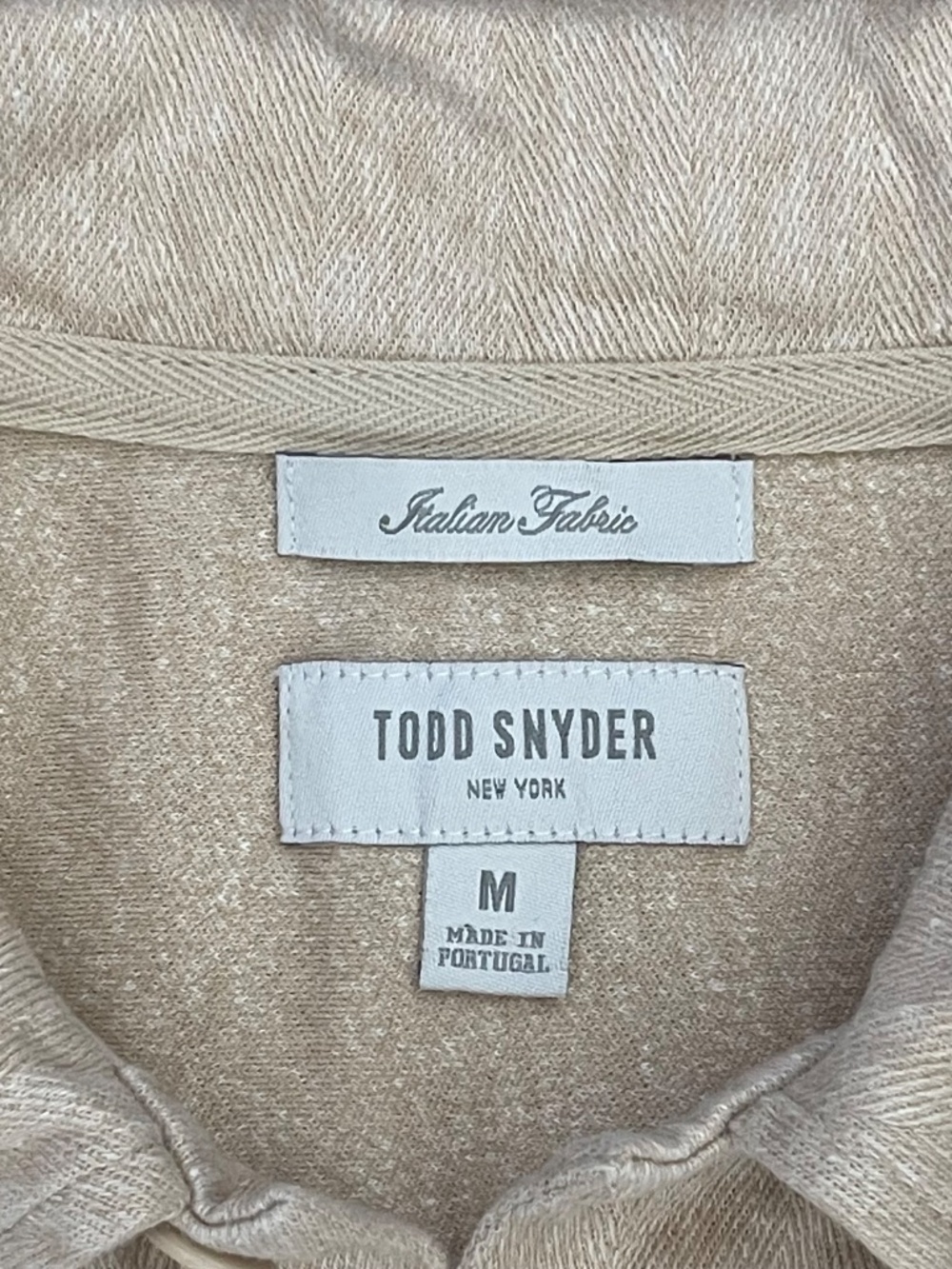 Todd Snyder Knit Military Popover - Picture 3 of 9
